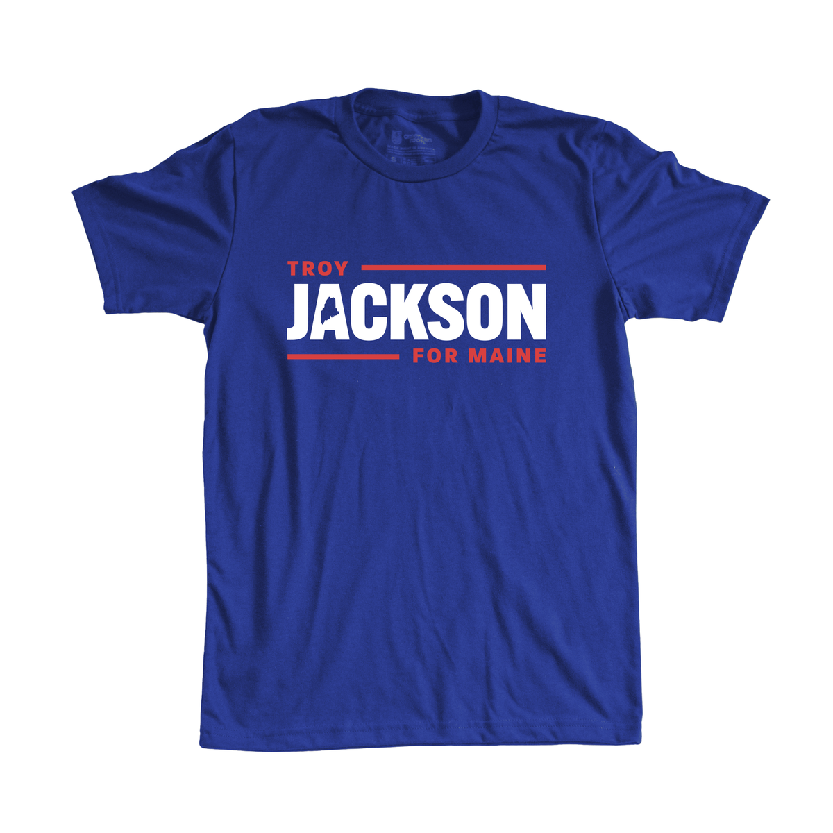 Troy Jackson for Maine Blue Tee